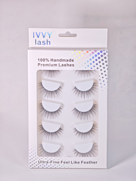 Wispy Dream — Handmade Strip Lashes (5 Pairs)