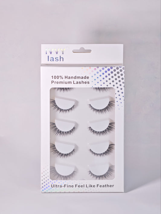Tokyo Minimal — Handmade Strip Lashes (5 Pairs)