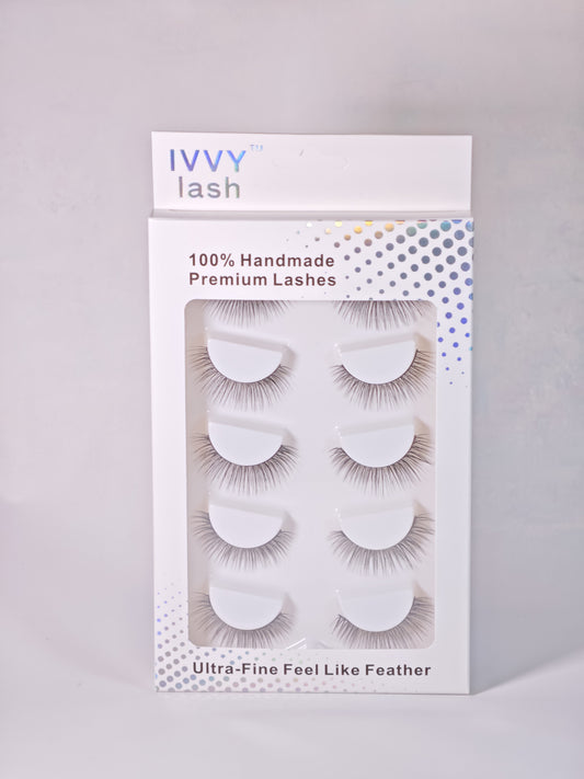 Feather Light — Handmade Strip Lashes (5 Pairs)
