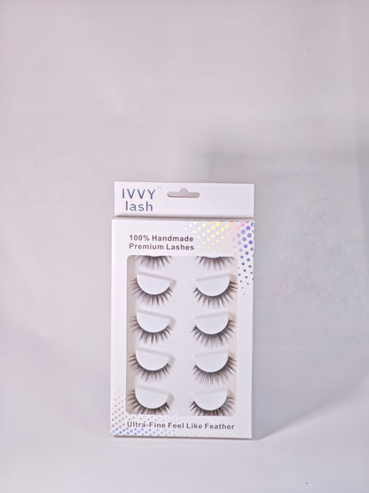 Show Stopper — Handmade Strip Lashes (5 Pairs)