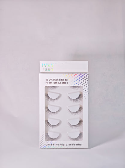 Fox Eye — Handmade Strip Lashes (5 Pairs)