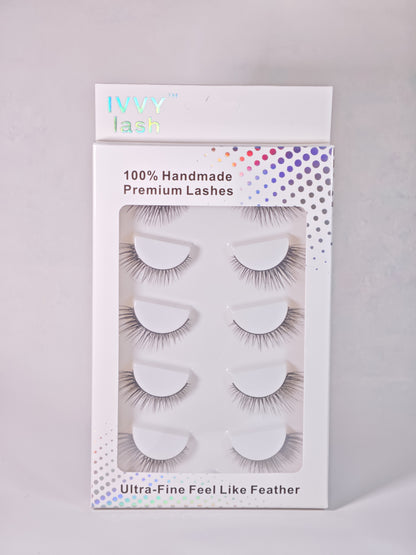 Fox Eye — Handmade Strip Lashes (5 Pairs)