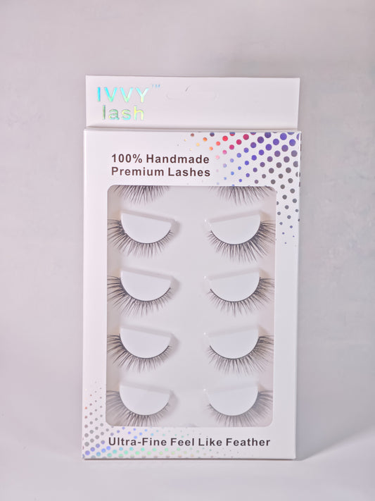 Fox Eye — Handmade Strip Lashes (5 Pairs)