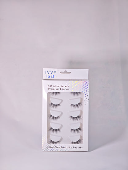 Doll Eyes — Handmade Strip Lashes (5 Pairs)