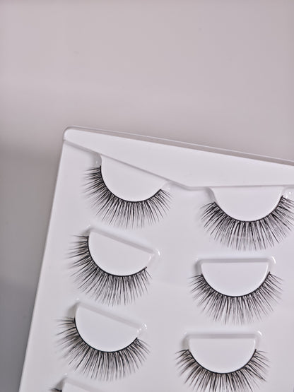 Feather Light — Handmade Strip Lashes (5 Pairs)