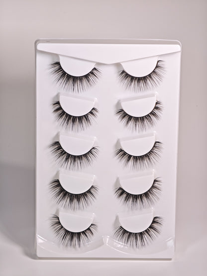 Second Skin — Handmade Strip Lashes (5 Pairs)