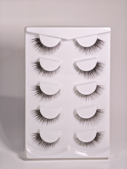 Fox Eye — Handmade Strip Lashes (5 Pairs)