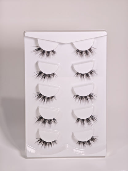 Doll Eyes — Handmade Strip Lashes (5 Pairs)