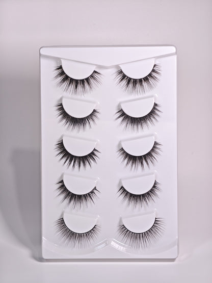 The Discovery Set — 5 Different Strip Lash Styles