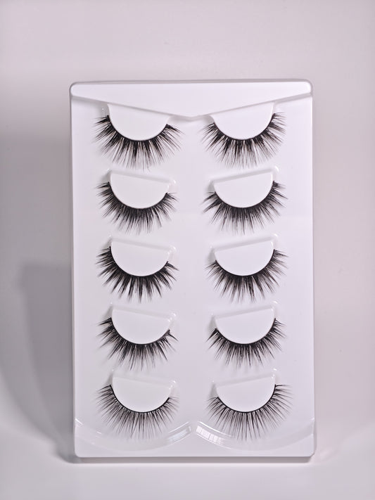 The Discovery Set — 5 Different Strip Lash Styles